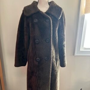 Vintage faux fur jacket (union made)